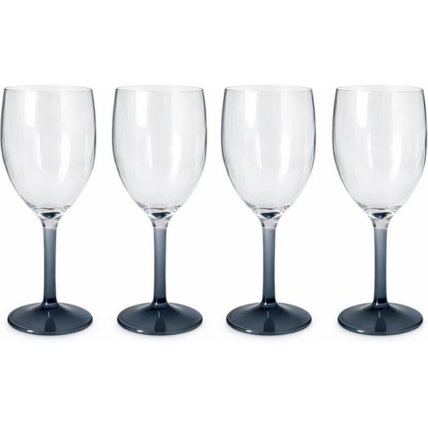 Mach1 Gläser-Set Trinkgläser 4er Set robuste Trinkgläser 290ml für Garten, Camping