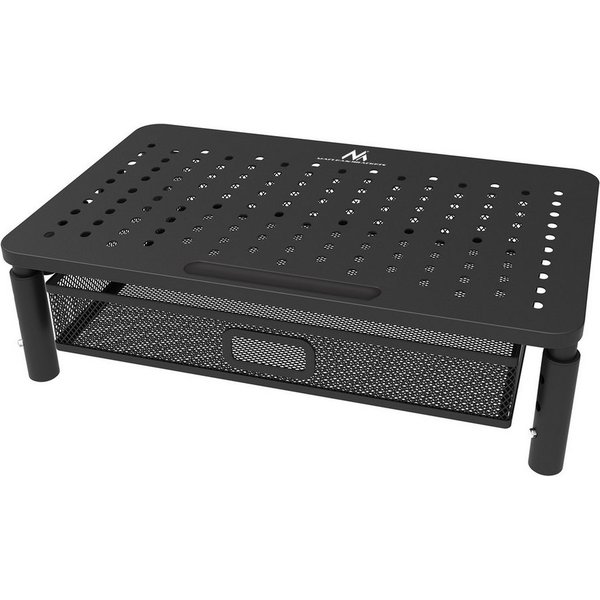 Maclean Laptop-Ständer MC-947, (bis 32,00 Zoll, 1-tlg., Laptop-Monitorständer mit Schublade verstellbar 13-32)