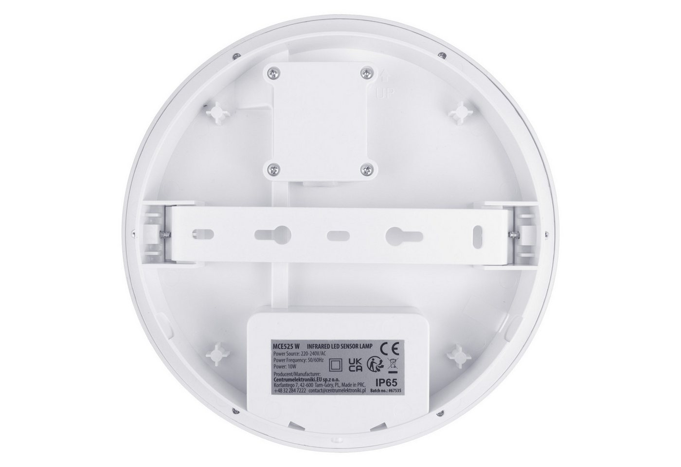Maclean LED Außen-Wandleuchte mit PIR-Bewegungssensor MCE525, LED fest integriert, neutralweiß, 10 W, IP65, 1000 lm, neutrale Farbe – Bild 3 von 5