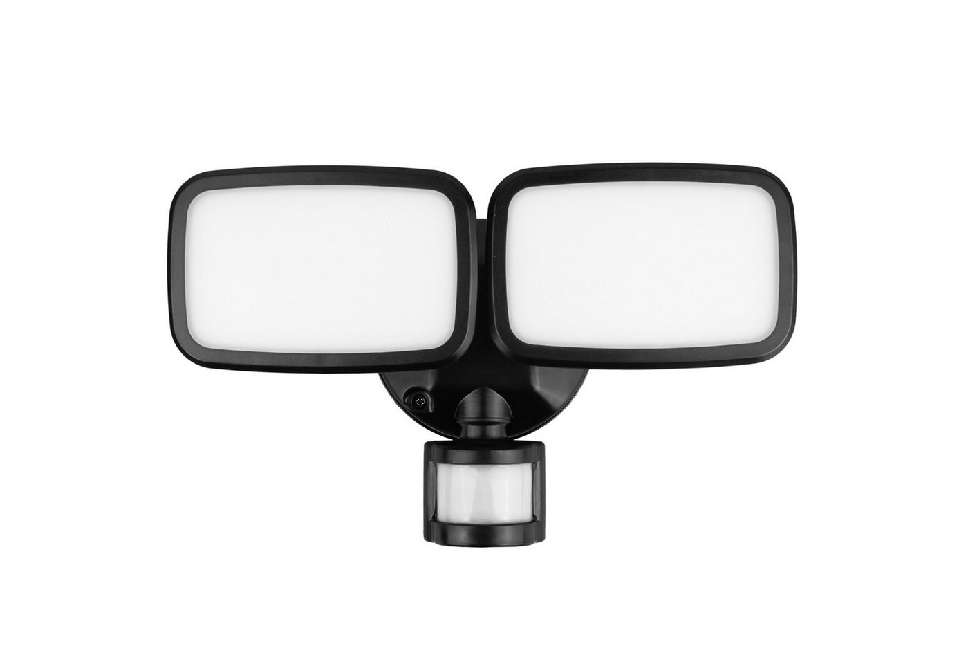 Maclean LED Außen-Wandleuchte mit PIR-Sensor MCE524 B, LED fest integriert, neutralweiß, 20 W, 1500 lm, IP65, neutralweiß 4000 K – Bild 2 von 5