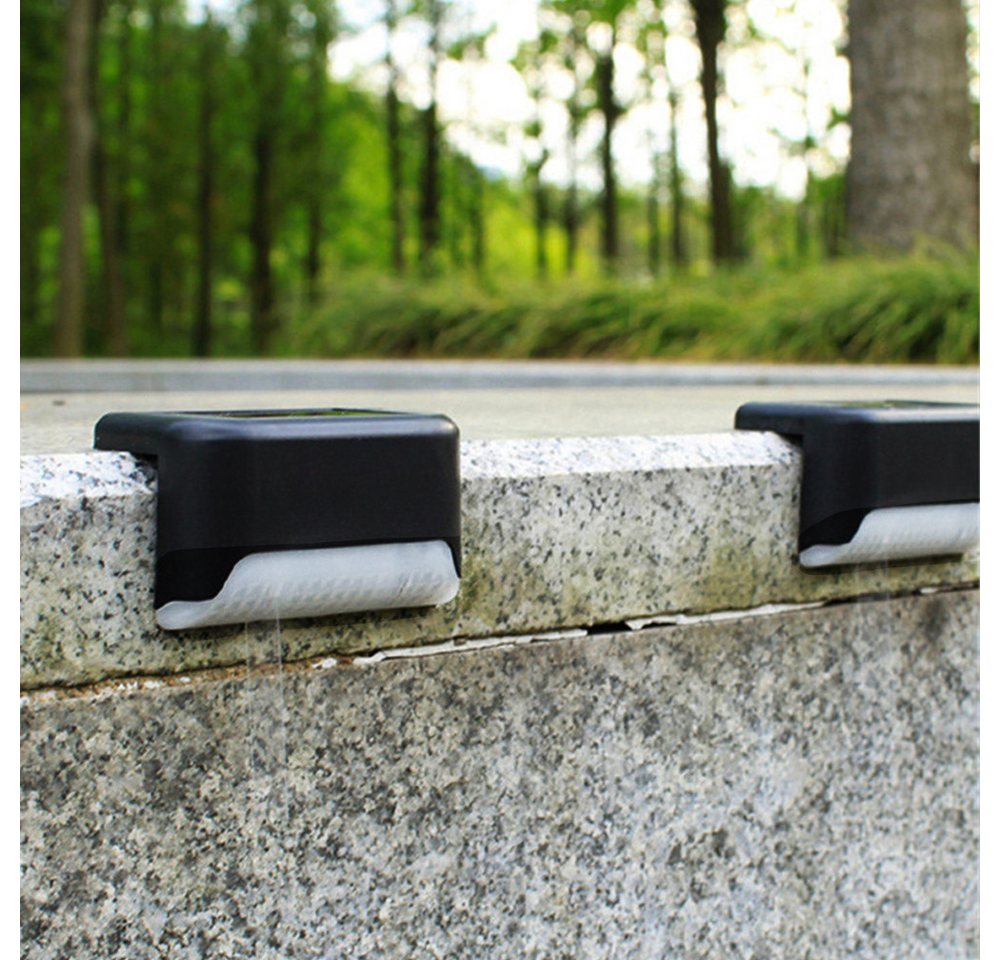 Maclean LED Solarleuchte MCE319, neutralweiß, Solar LED Lampe für Terrasse Treppe Zaun – Bild 5 von 5