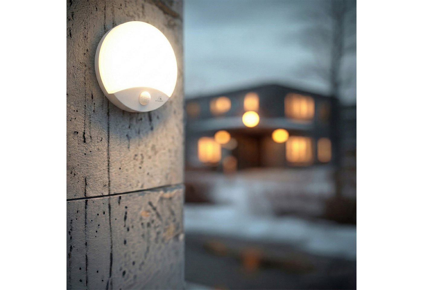 Maclean LED Wandleuchte MCE357, Neutralweiß, LED 10W Infrarot Bewegungsmelder Lampe IP44 – Bild 3 von 5