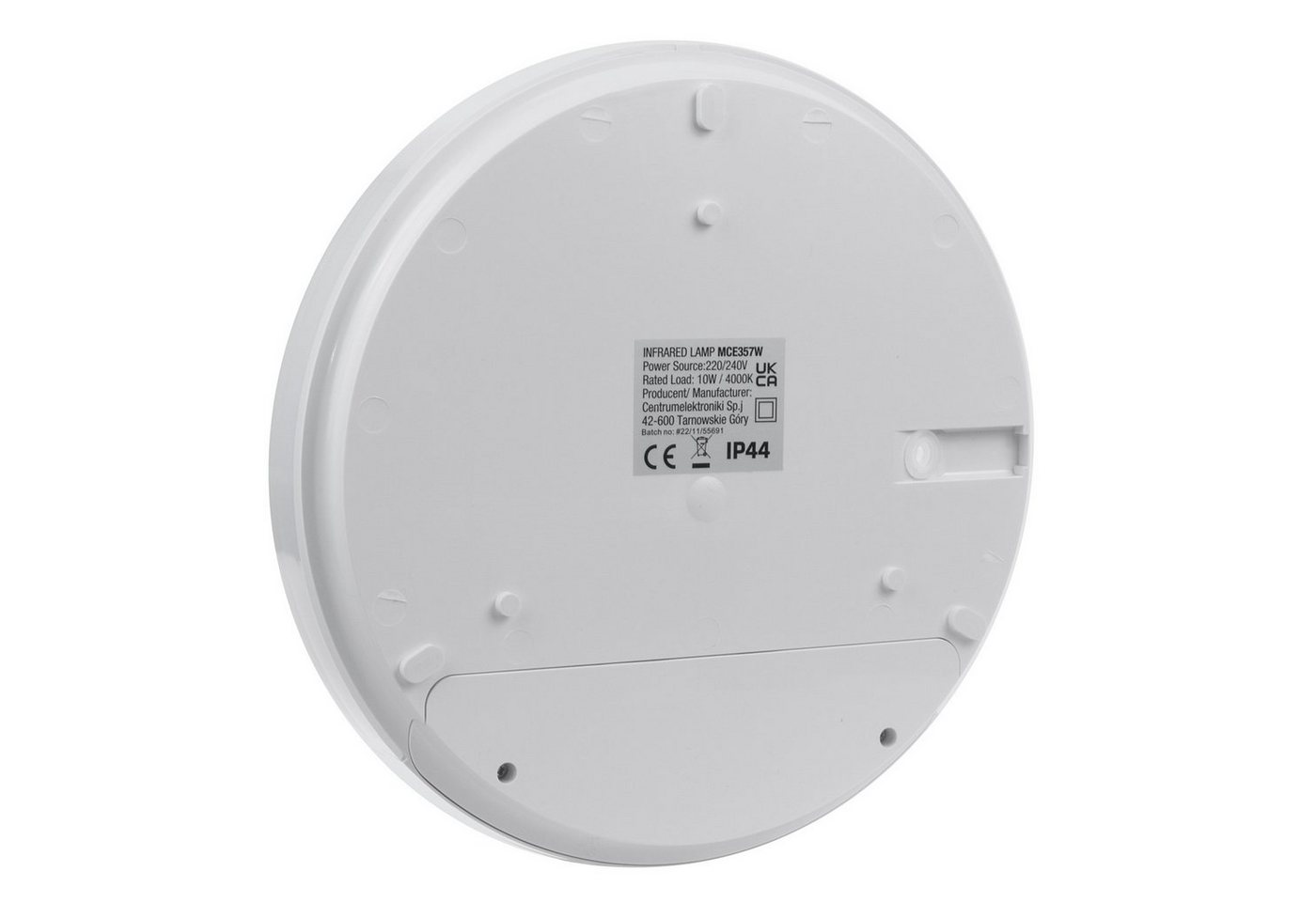 Maclean LED Wandleuchte MCE357, Neutralweiß, LED 10W Infrarot Bewegungsmelder Lampe IP44 – Bild 5 von 5