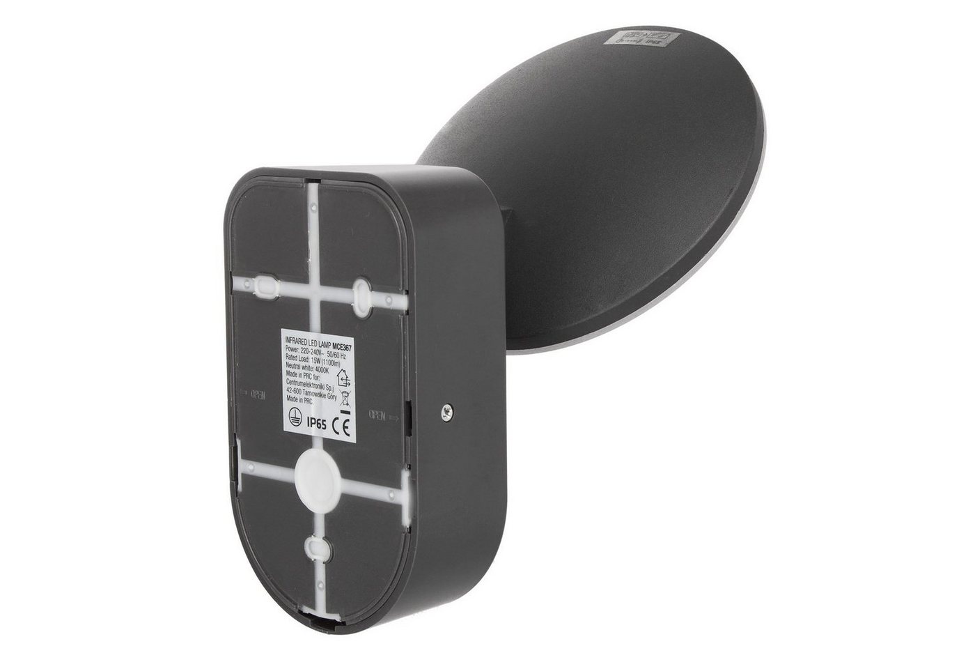 Maclean LED Wandleuchte MCE367, LED-Wandlampe mit PIR-Bewegungssensor 15W – Bild 3 von 5