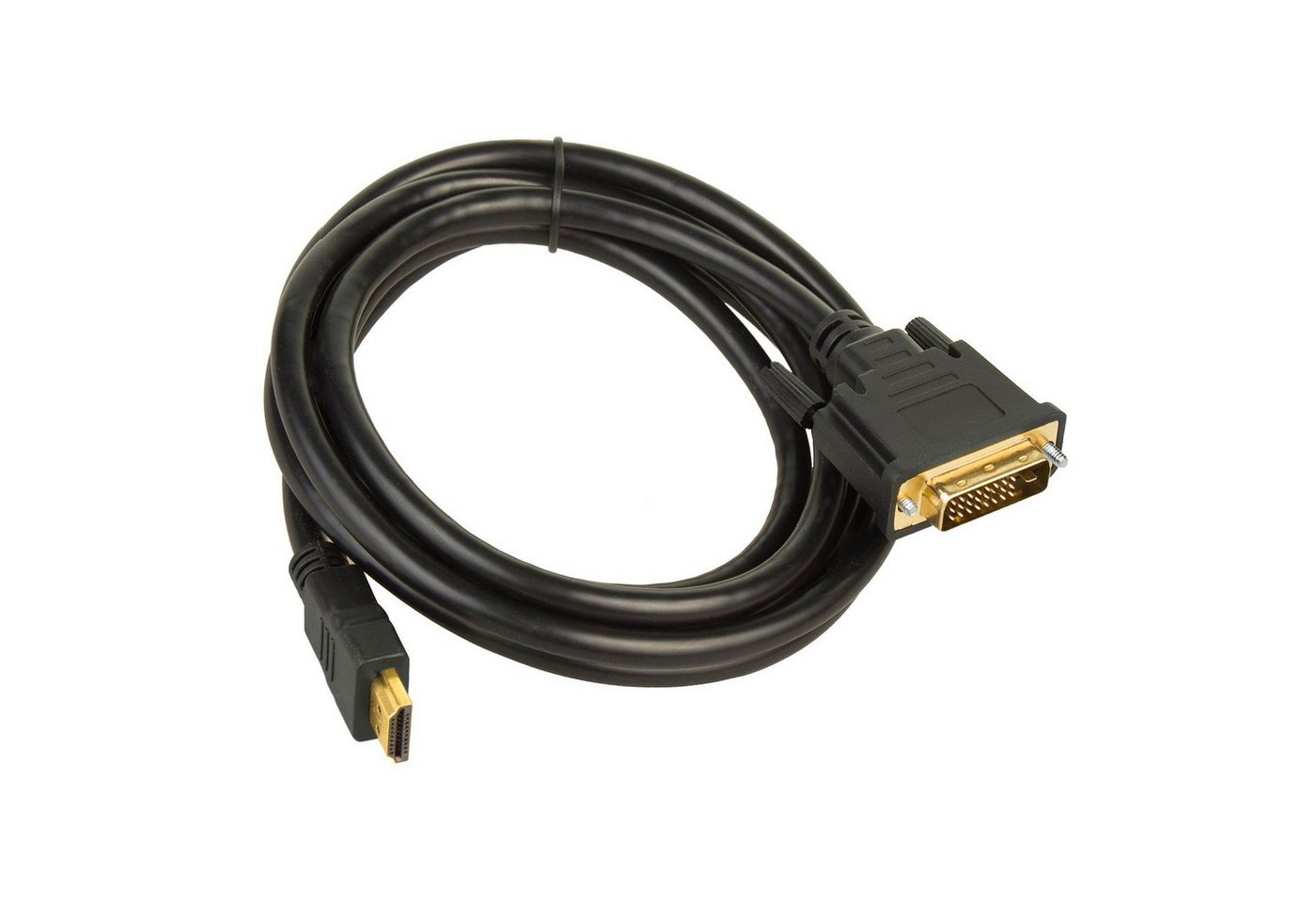 Maclean MCTV-717 HDMI-Adapter DVI zu HDMI, 200 cm, Vergoldete Anschlüsse, 1080p [Full-HD] – Bild 2 von 4