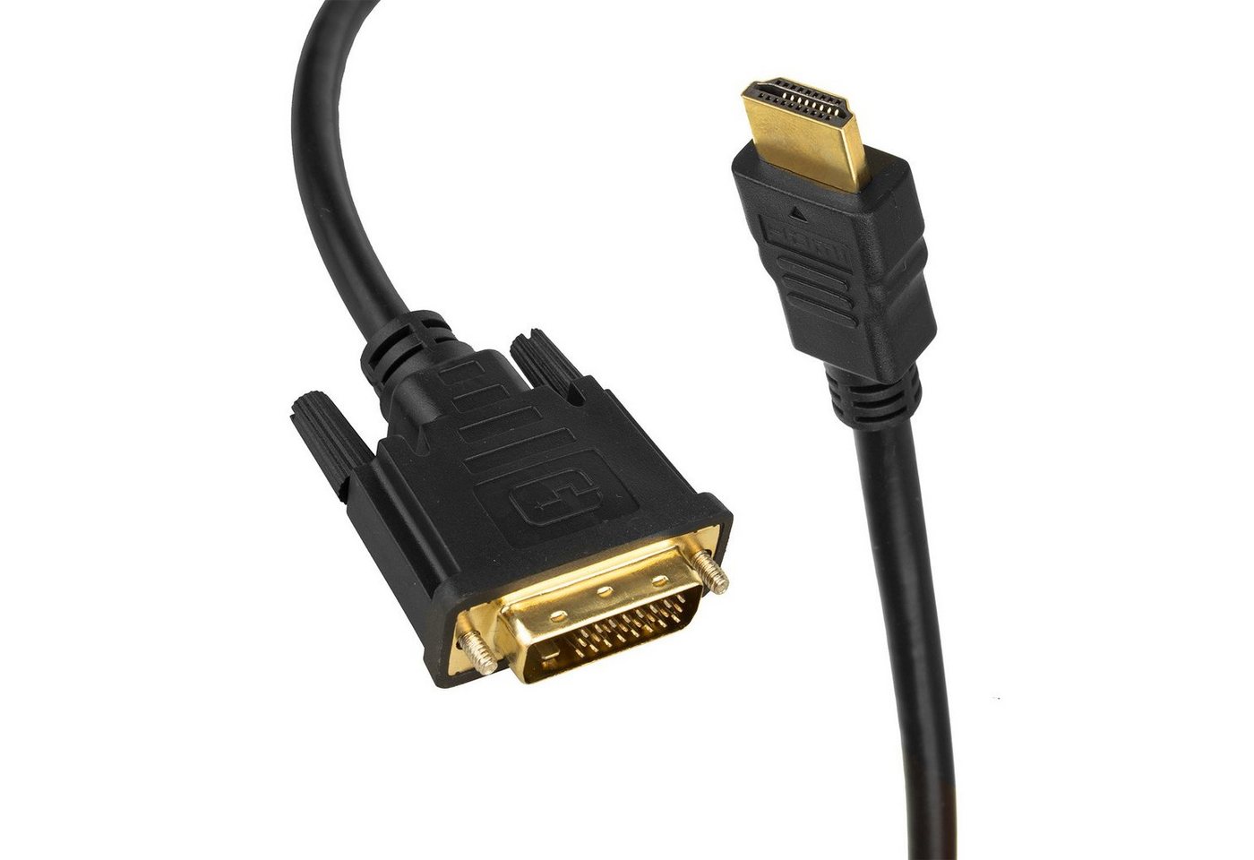 Maclean MCTV-717 HDMI-Adapter DVI zu HDMI, 200 cm, Vergoldete Anschlüsse, 1080p [Full-HD] – Bild 4 von 4