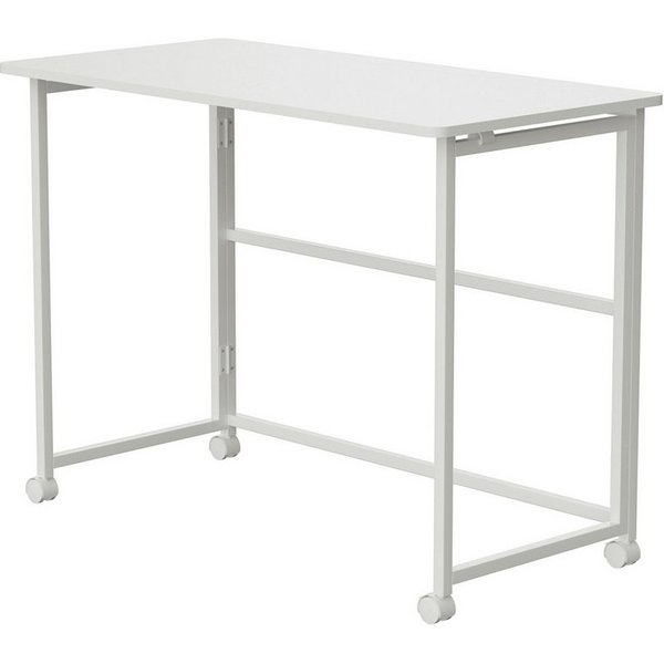 Maclean Schreibtisch MC-1250 Klapptisch mit Rädern, Tischplatte100x50 cm, Klappfunktion
