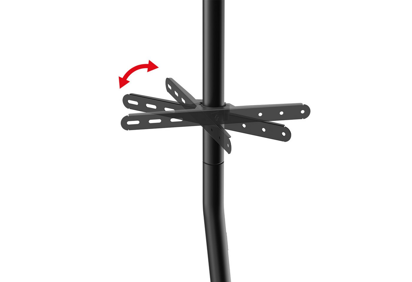 Maclean TV-Ständer MC-494, (bis 70 Zoll, Bodenständer TV-Halterung 32-70'' 40kg) – Bild 5 von 5