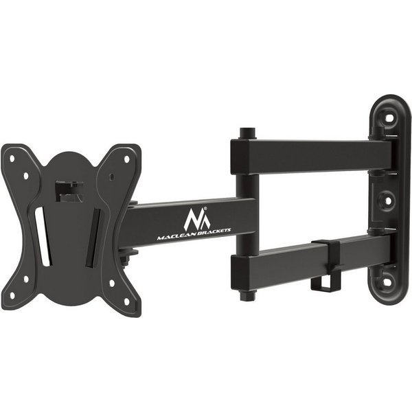 Maclean TV-Wandhalterung MC-417, (bis 32,00 Zoll, Wandhalterung TV-Aufhänger verstellbar 13-32)