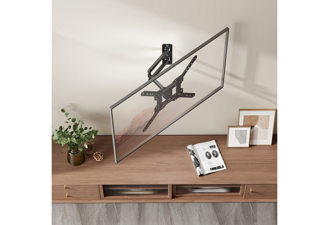 Maclean TV-Wandhalterung MC-759 max. 23–65", max. Tragkraft 30 kg, (bis 65 Zoll, universell einsetzbar, max. VESA 400 × 400) – Bild 4 von 5