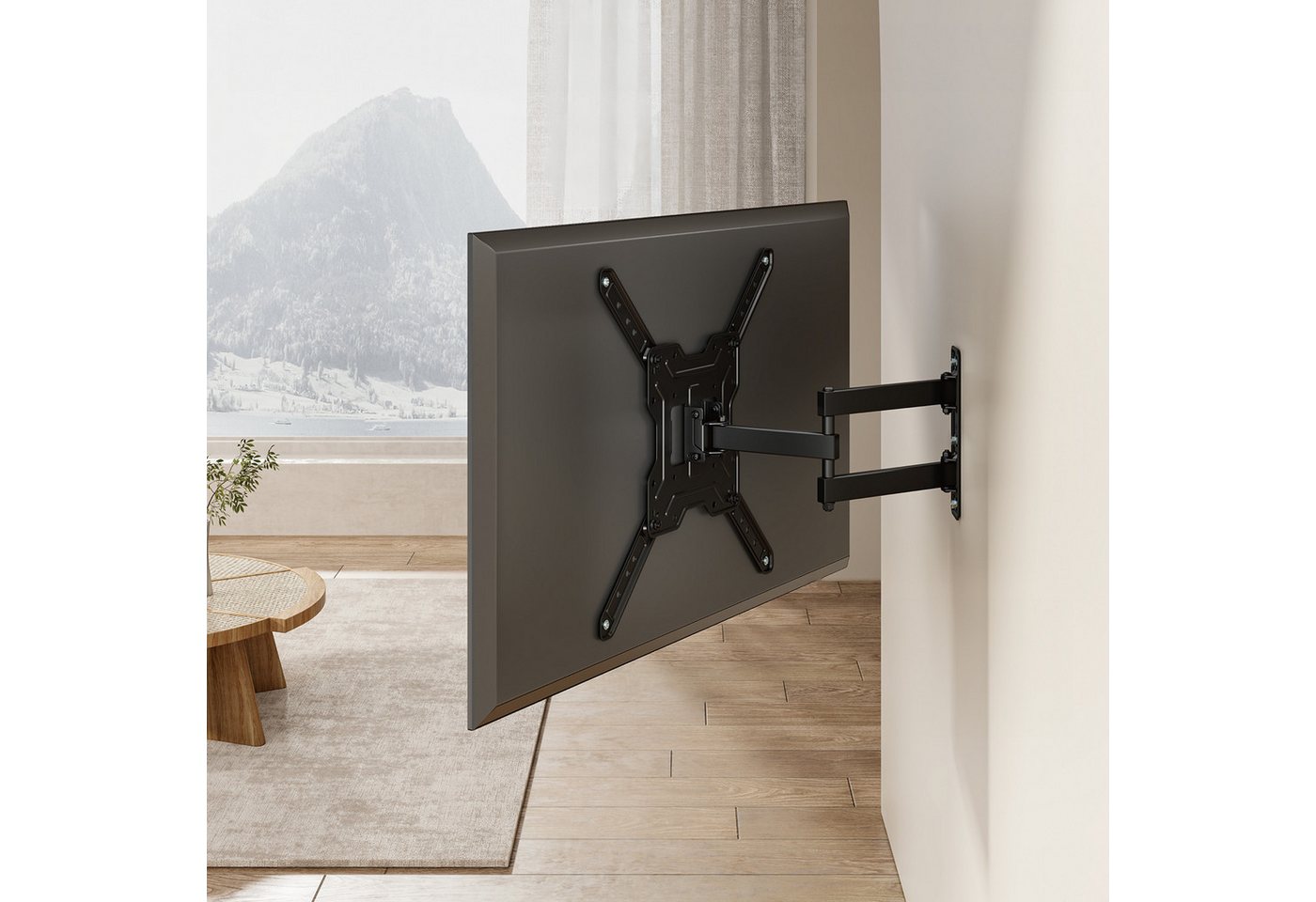 Maclean TV-Wandhalterung MC-759 max. 23–65", max. Tragkraft 30 kg, (bis 65 Zoll, universell einsetzbar, max. VESA 400 × 400) – Bild 5 von 5