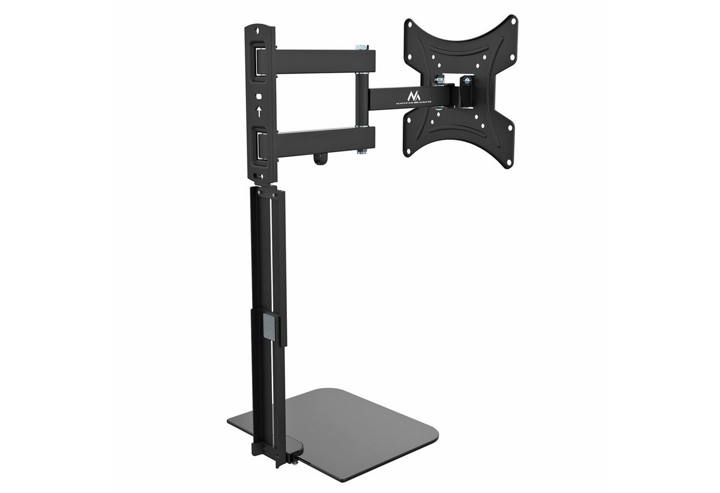 Maclean TV-Wandhalterung MC-771A, (bis 43,00 Zoll, 1-tlg., 23-43'' TV Wandhalterung mit Ablage) – Bild 3 von 5