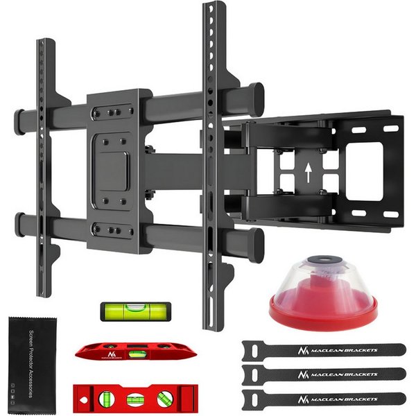Maclean TV-Wandhalterung MC-789, (bis 85 Zoll, TV-Wandhalterung 32-85'' 60kg einstellbar)