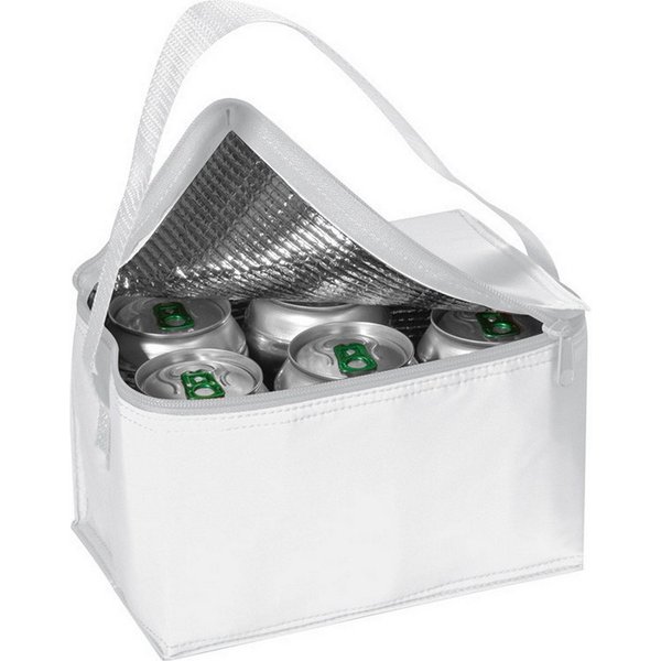 Macma Kühltasche Kühltasche für 6 Dosen à 0,33l / Farbe: weiß
