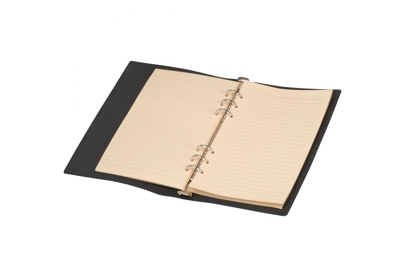 Macma Notizbuch Ringbuch / DIN A5 / Notizbuch mit 200 linierten Seiten / Farbe: dunkel – Bild 3 von 5