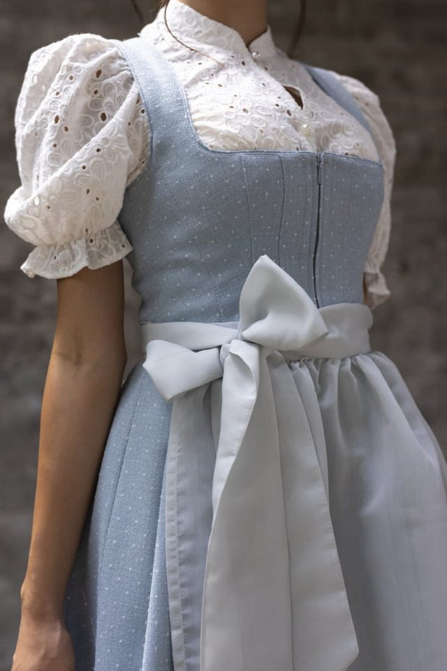 Madame Marie Dirndl Dirndl Isendra 75cm Länge eisblau – Bild 2 von 5