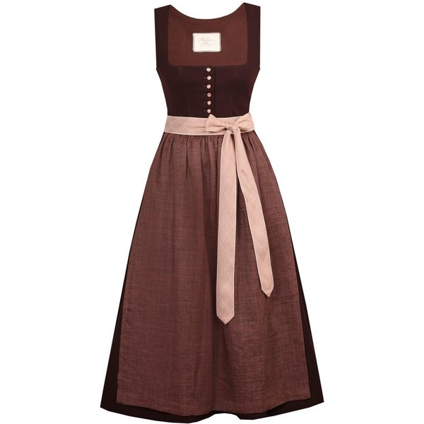 Madame Marie Dirndl Dirndl Thessara 75cm Länge schokotraube