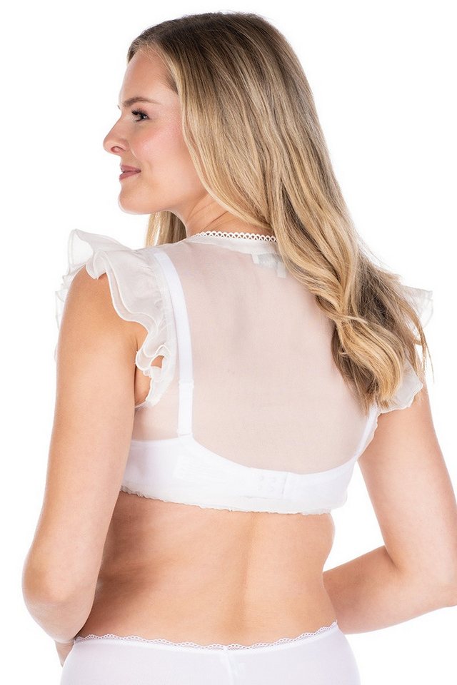 Madame Marie Dirndlbluse Dirndlbluse Floriella ecru – Bild 2 von 5