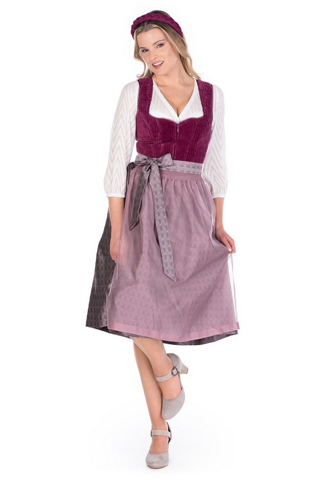 Madame Marie Dirndlbluse Dirndlbluse - SOLINDRA - offwhite, taupe – Bild 4 von 4