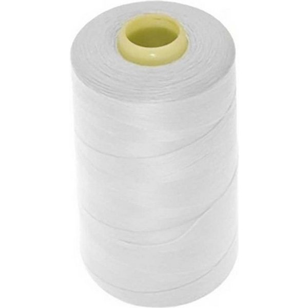 maDDma 1 Spule Nähgarn Polyester 40/2 120er 1000m Nähgarn, 1000 m, A502 weiß