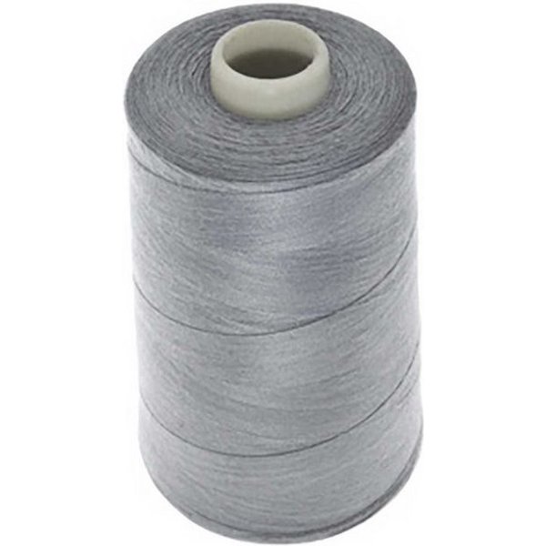 maDDma 1 Spule Nähgarn Polyester 40/2 120er 1000m Nähgarn, 1000 m, A728 grau