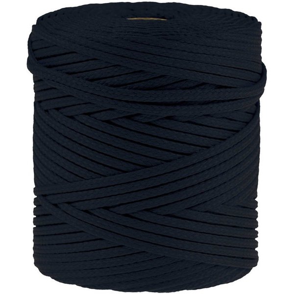 maDDma Seil 100m Polyester-Schnur Kordel 4mm, schwarzblau