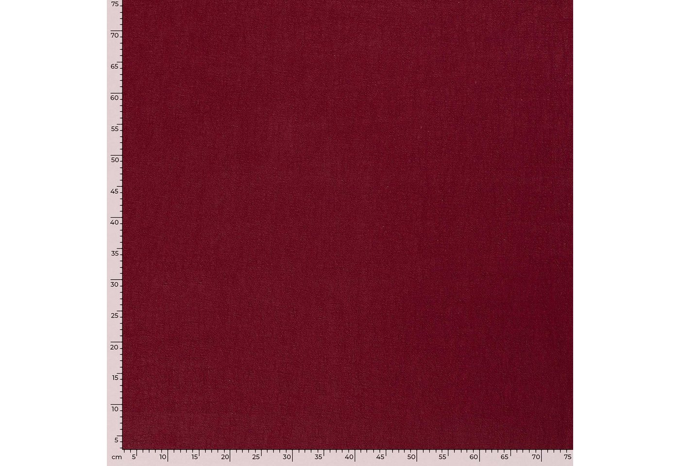 maDDma Stoff Halbleinen Stoff Meterware uni stonewashed Leinen Baumwolle Webware, 018 - bordeaux – Bild 4 von 5