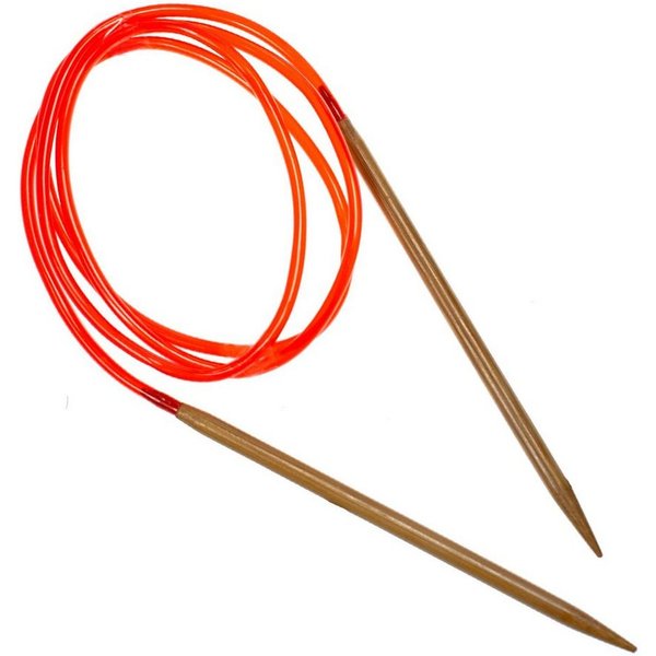 maDDma Stricknadeln Rundstricknadel 120cm, Holzspitze, Stricknade, 5.5120