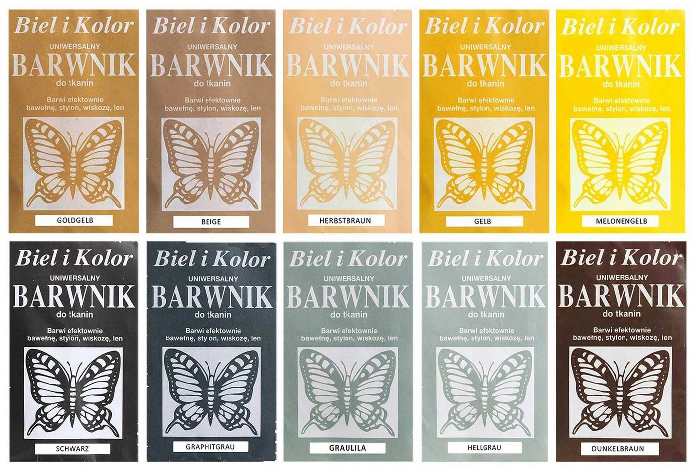 maDDma Textilfarbe 10g Batikfarbe Textilfarbe Stofffarbe färben, 30 Nuancen – Bild 4 von 5