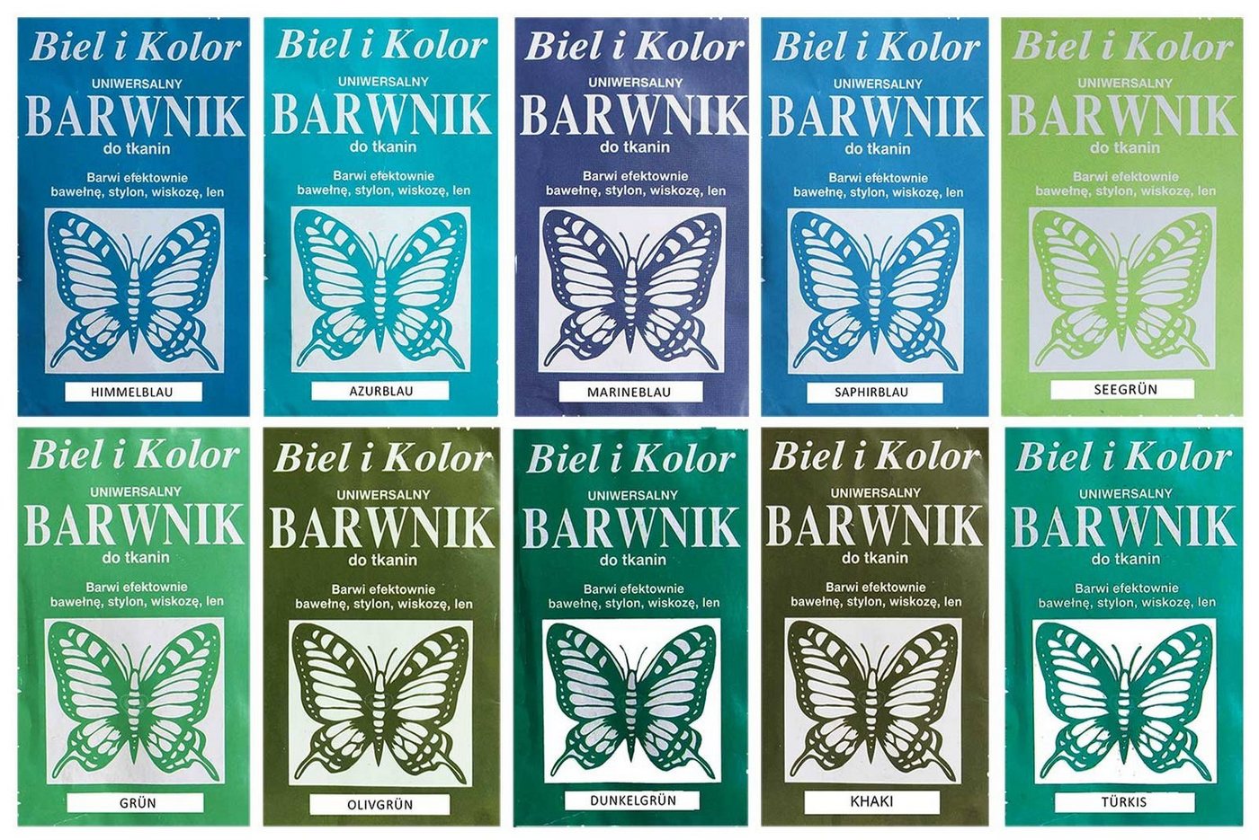 maDDma Textilfarbe 10g Batikfarbe Textilfarbe Stofffarbe färben, 30 Nuancen – Bild 5 von 5
