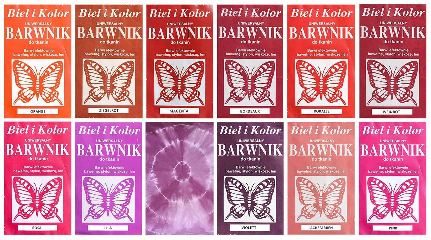 maDDma Textilfarbe 10g Batikfarbe Textilfarbe Stofffarbe färben, 30 Nuancen – Bild 4 von 5