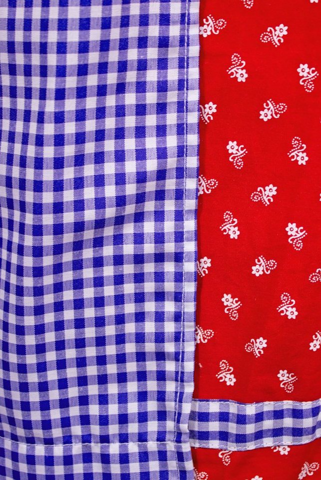 Maddox Dirndl 'Achensee' Traditionell, Rot Kobalt 55 cm – Bild 4 von 5