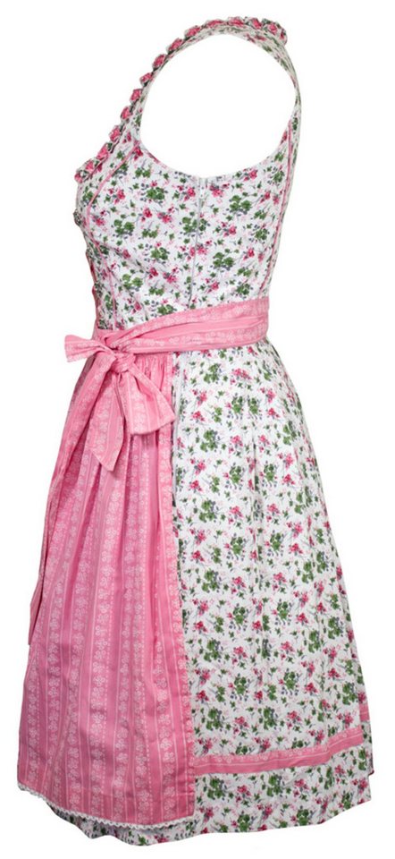 Maddox Dirndl 'Alpach' Traditionell, Creme Rosé 55 cm – Bild 5 von 5