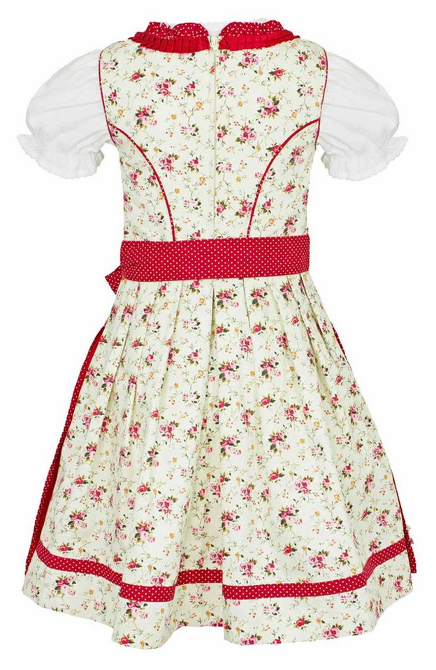 Maddox Dirndl Kinderdirndl 'Zermatt' 3-tlg., Streublümchen Crem – Bild 2 von 5