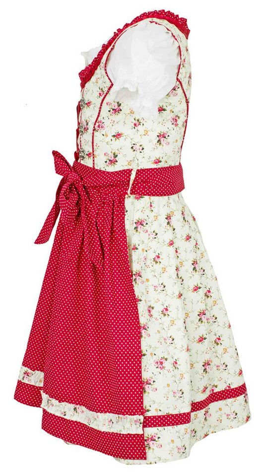 Maddox Dirndl Kinderdirndl 'Zermatt' 3-tlg., Streublümchen Crem – Bild 3 von 5