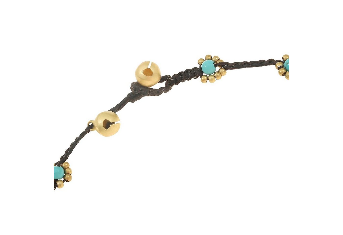 Made by Nami Perlenkette Surfer Halskette Perlen Boho Schmuck, Festival Strand Accessoires Goa Hippie – Bild 5 von 5