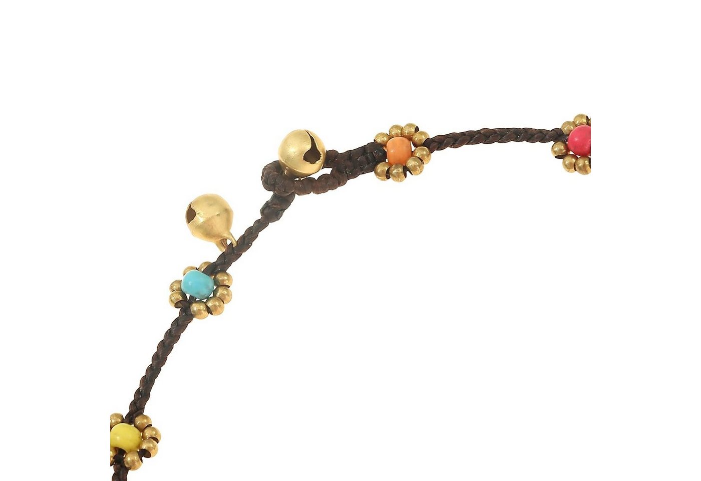 Made by Nami Perlenkette Surfer Halskette Perlen Boho Schmuck, Festival Strand Accessoires Goa Hippie – Bild 5 von 5