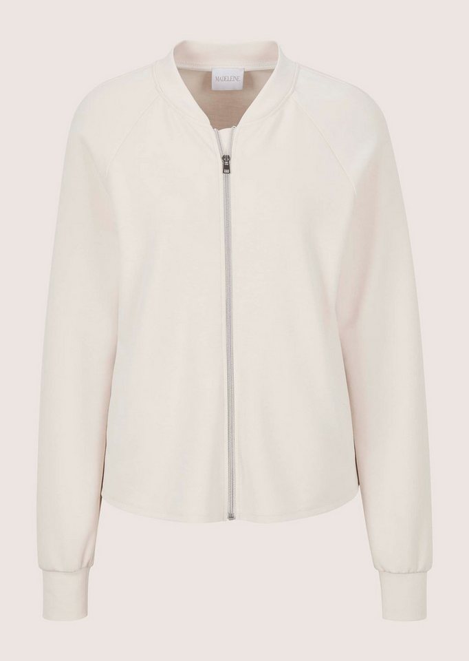 MADELEINE Outdoorjacke Basicjacke mit Blousonkragen Blouson mit Leistentaschen, Reißverschluss und langarm – Bild 5 von 5