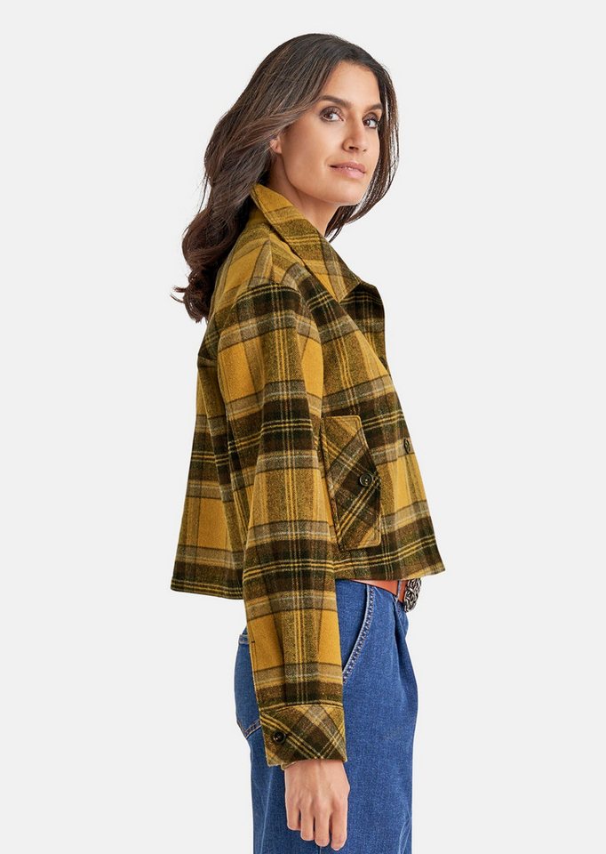 MADELEINE Outdoorjacke Kurzes Shacket im Karodesign – Bild 3 von 5