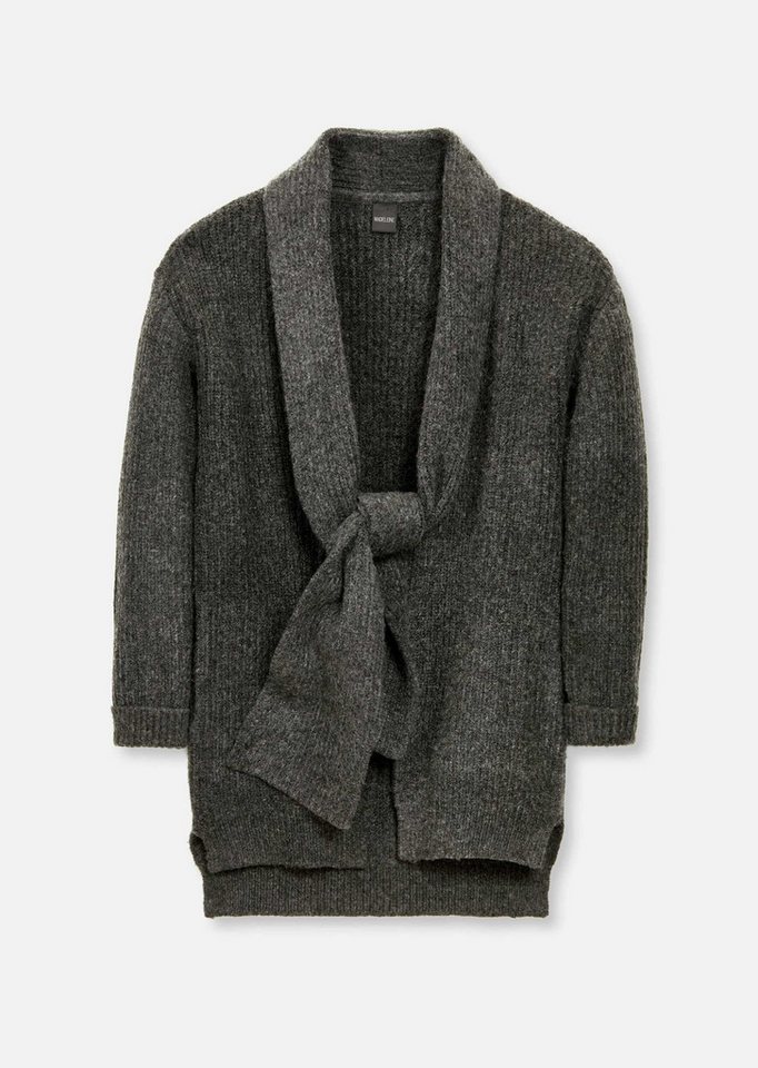 MADELEINE Strickjacke Lange Strickjacke mit Glanz – Bild 5 von 5