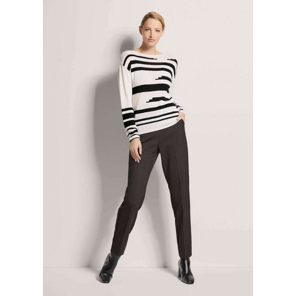 MADELEINE Strickpullover Intarsien-Pullover aus Schurwolle