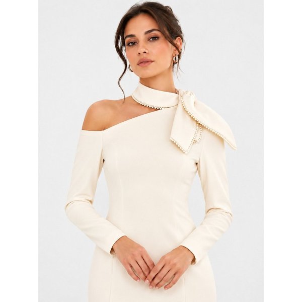 MADNEZZ Maxikleid Maxikleid milan cream