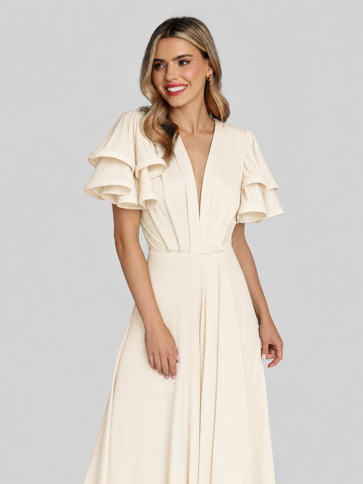 MADNEZZ Maxikleid Maxikleid SALOME- ecru – Bild 2 von 3