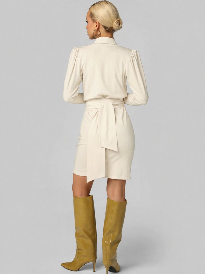 MADNEZZ Minikleid Minikleid Superstition - cream – Bild 3 von 3