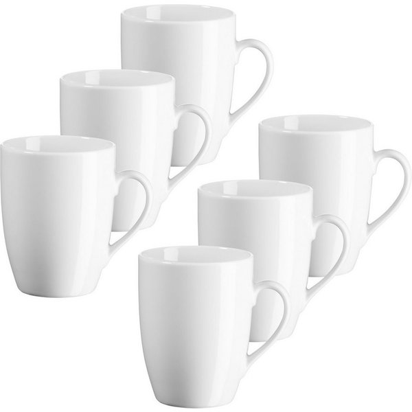 MÄSER Becher BARCA, Kaffeebecher Set, Porzellan, 6-tlg., Porzellan