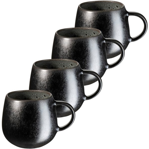 MÄSER Becher Carellia, 4-tlg., Steinzeug