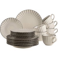 MÄSER Frühstücks-Set »Osita«, 18-teilig, beige