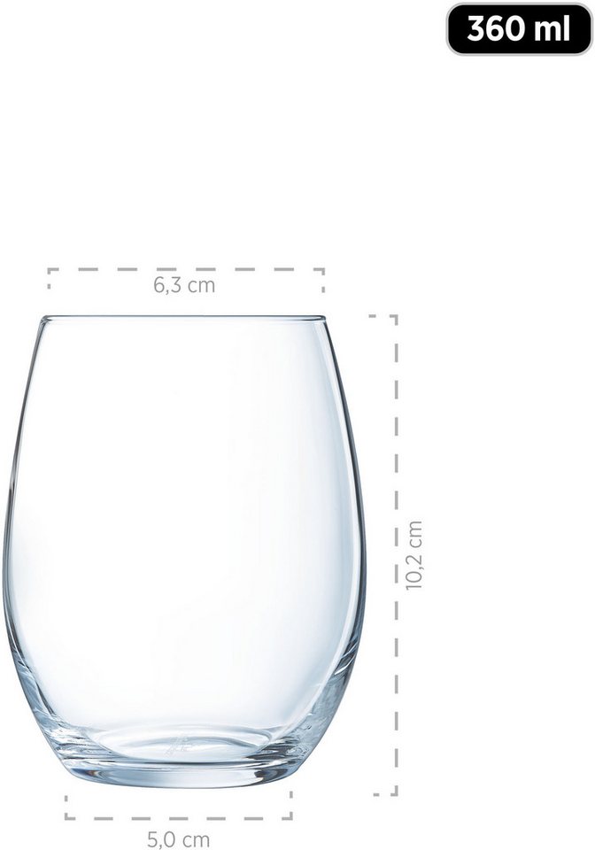 MÄSER Glas IL PREMIO, Wasserglas-Set, Kristall, 6-tlg., Bleikristallglas – Bild 5 von 5