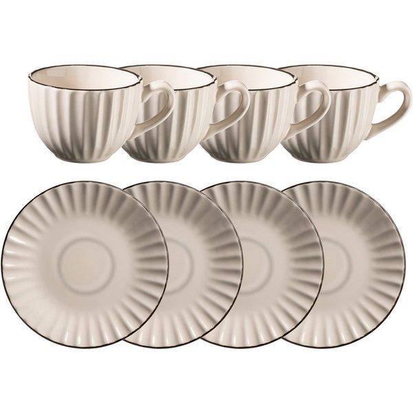 MÄSER Kaffeeservice Osita (8-tlg), 4 Personen, Steinzeug