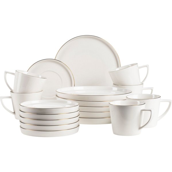 MÄSER Kaffeeservice SITA, Kaffeeservice, Porzellan (18-tlg), 6 Personen, Porzellan, Geschirr-Set, Service